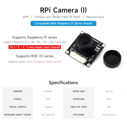 waveshare-kamera-modul-kit-5mp-fisheye-185-ov5647-f-r-raspberry-pi image 7
