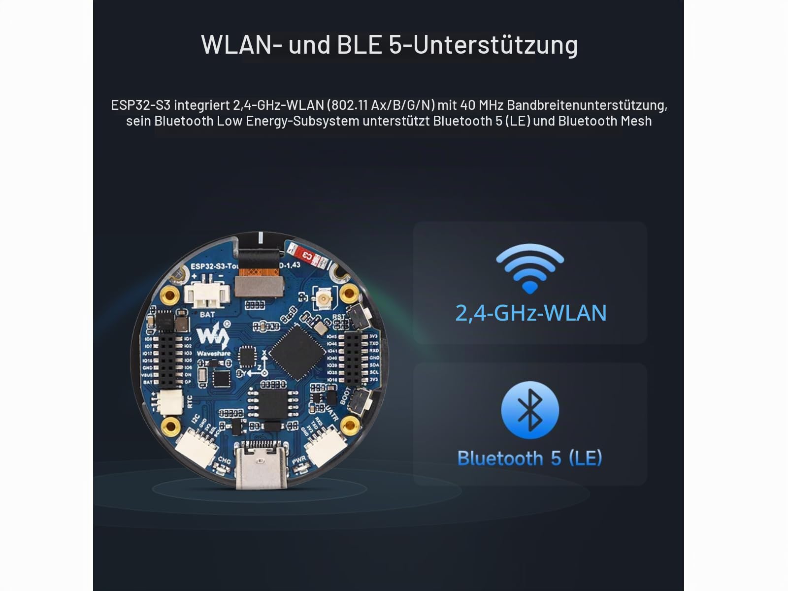 waveshare-esp32-s3-1-43-zoll-amoled-round-touch-display-entwicklungsboard-466x46 image 4