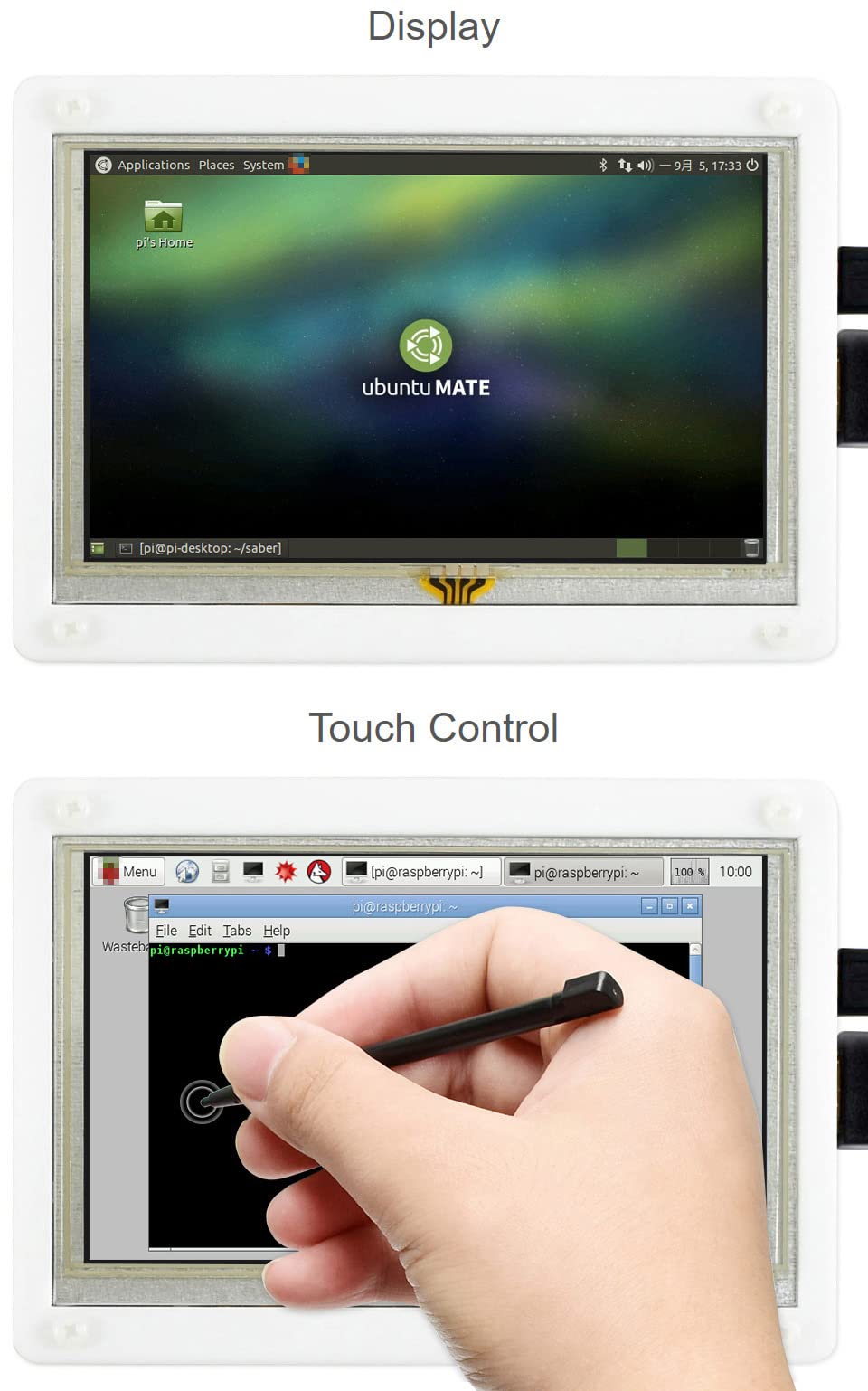 waveshare-5-zoll-hdmi-lcd-b-mit-zweifarben-geh-use-resistiver-touch-800x480 image 6