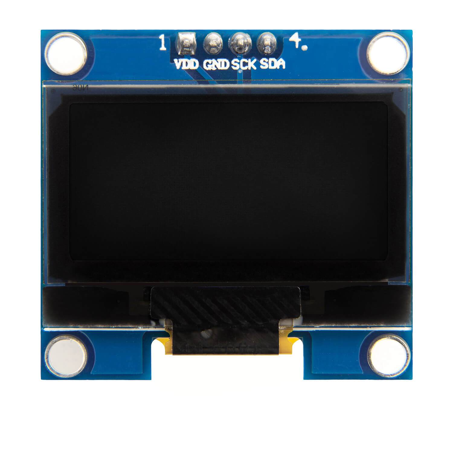 az-delivery-1-3-zoll-oled-i2c-display-128-x-64-pixel-wei-mit-sh1106 image 3