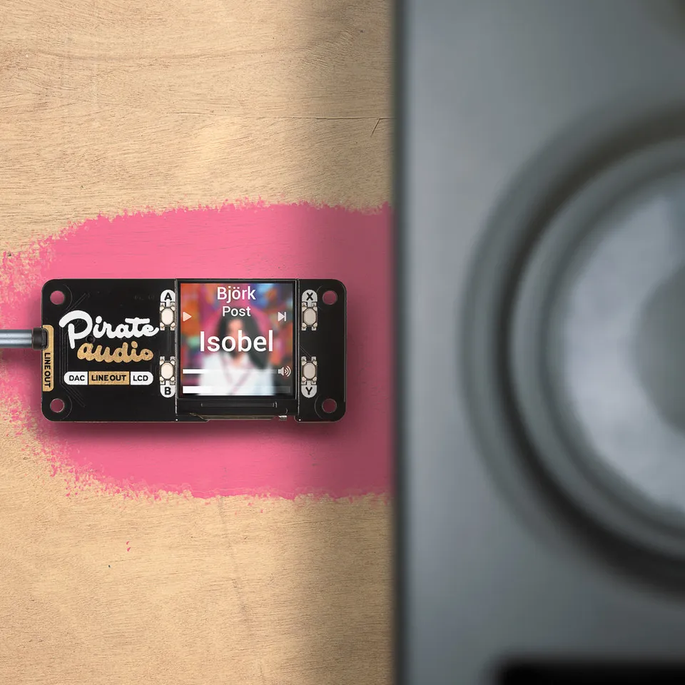 pimoroni-pirate-audio-line-out-hat-f-r-raspberry-pi-mit-i2s-dac image 1