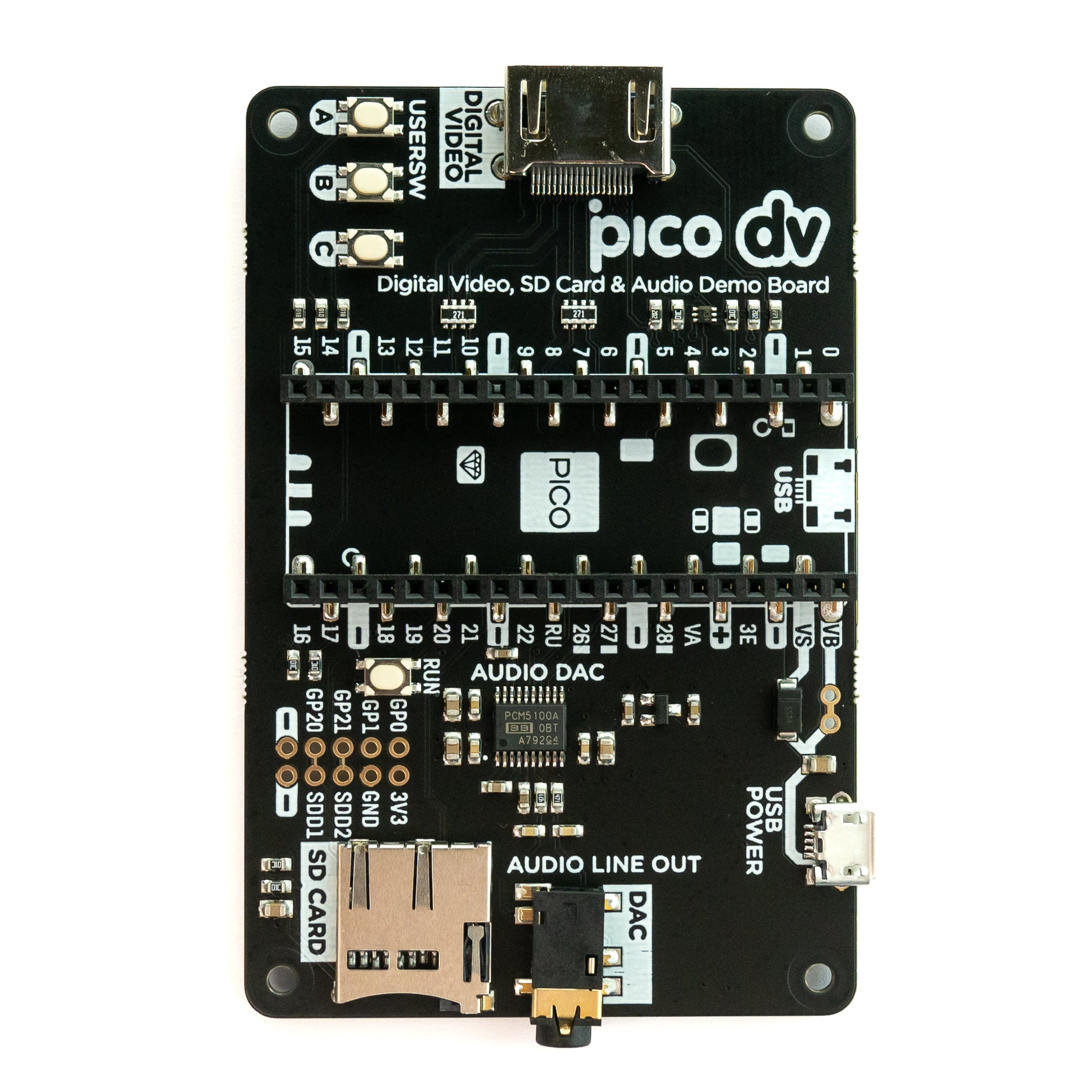 pimoroni-pico-dv-demo-base-entwicklungsboard image 2