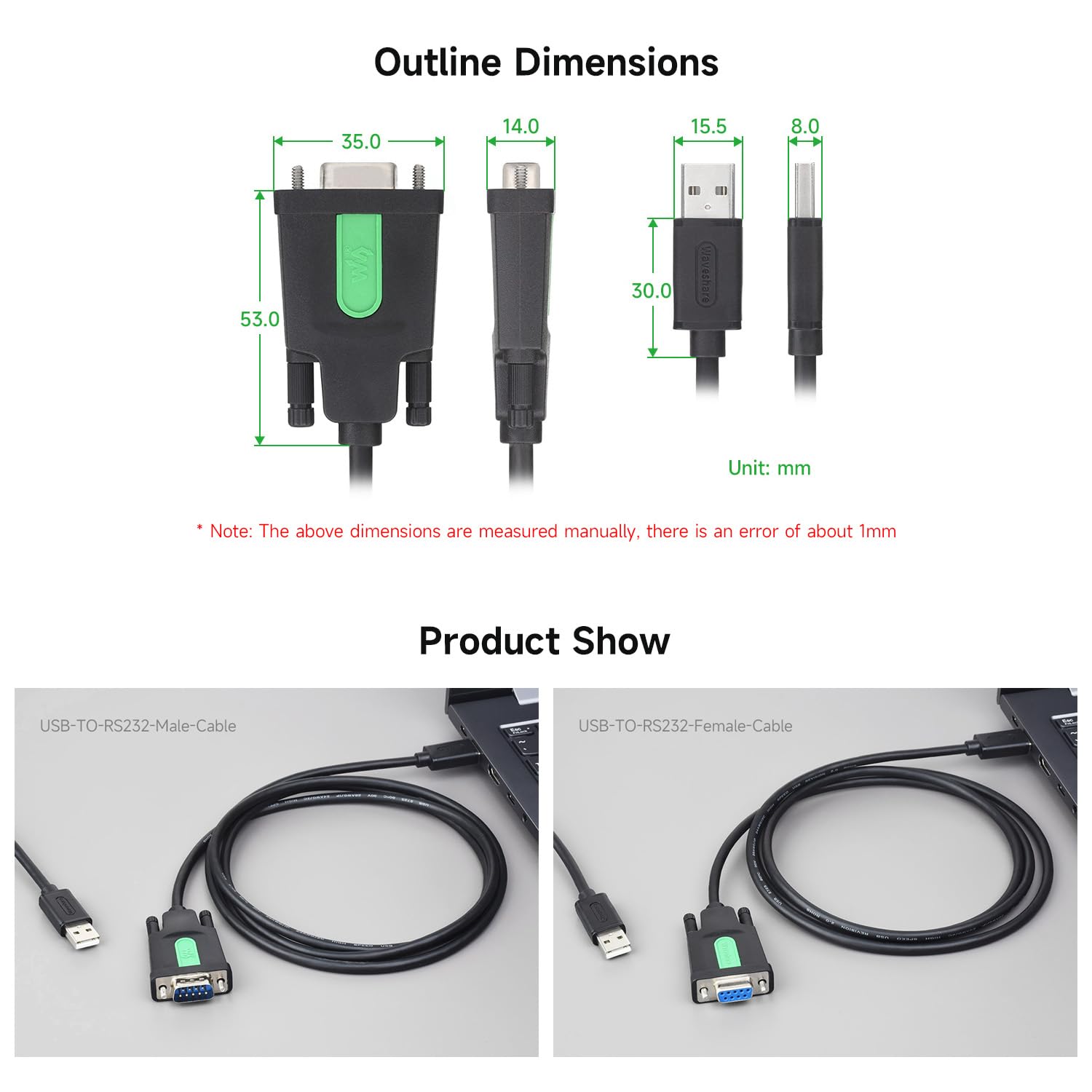waveshare-usb-auf-rs232-adapter-kabel-3er-set-1-5m-ft232rl image 8