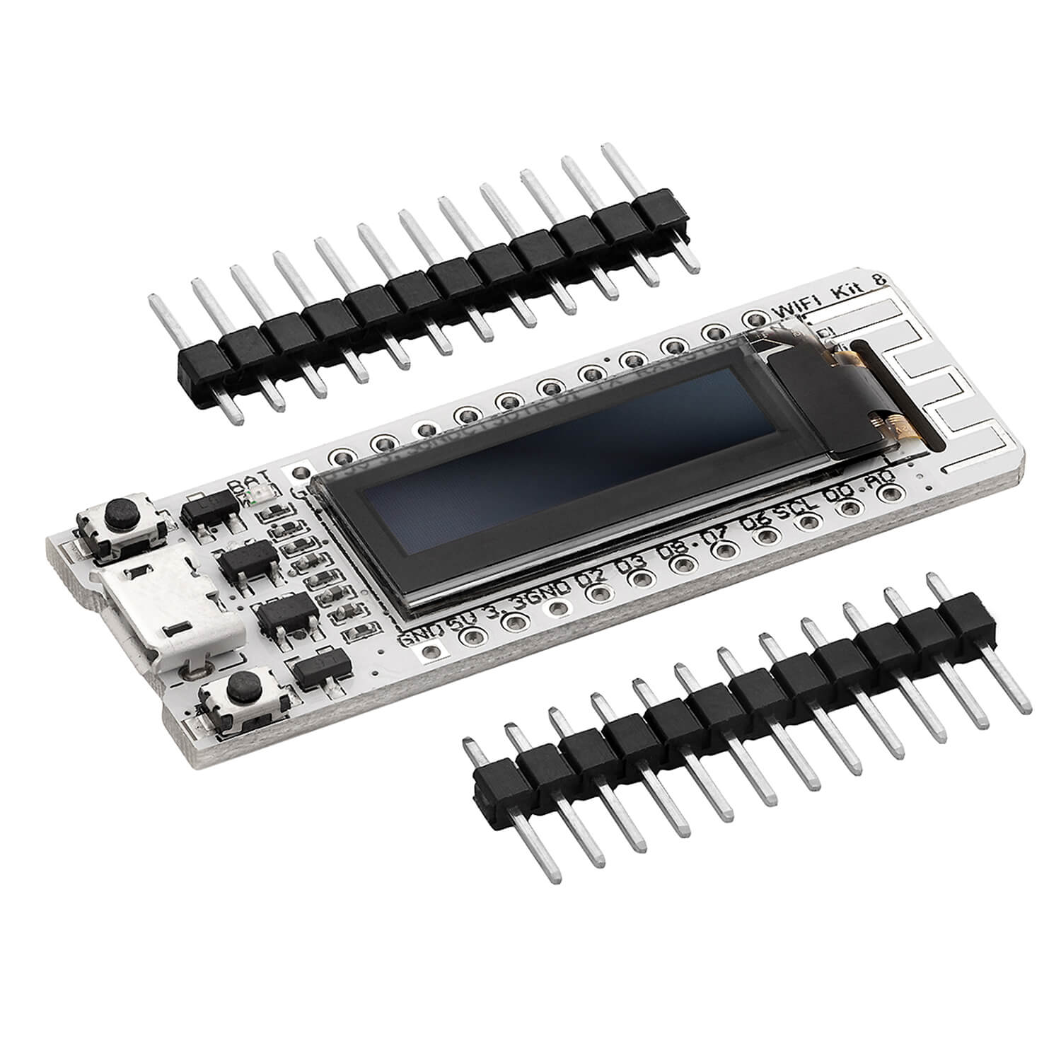az-delivery-esp8266-heltec-nodemcu-wifi-kit-mit-0-91-zoll-oled-display image 1
