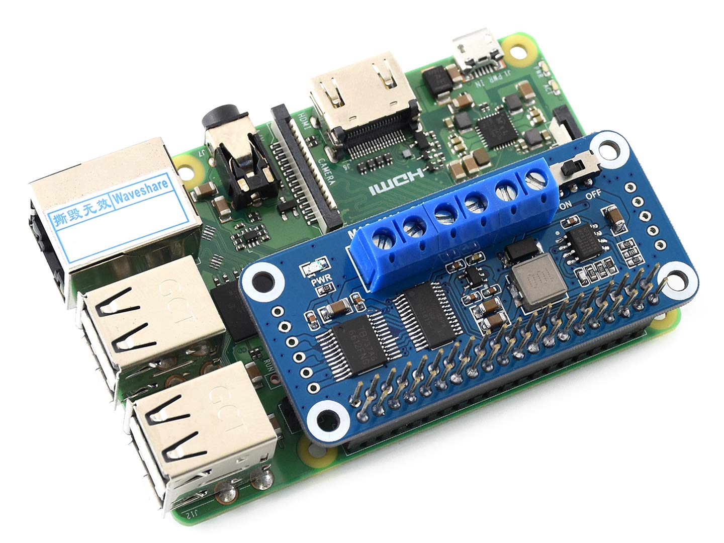 waveshare-motor-driver-hat-i2c-motortreiber-erweiterung-f-r-raspberry-pi-f-r-2-d image 8