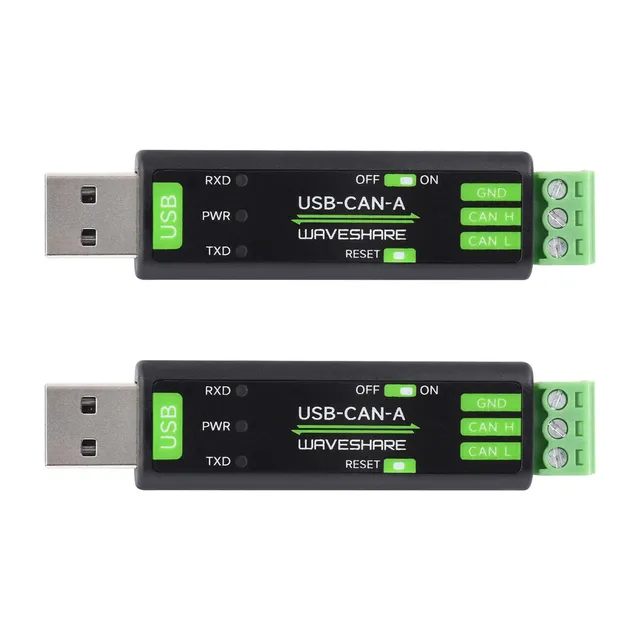 waveshare-usb-zu-can-adapter-model-a-2er-set-stm32-can-bus-konverter image 1