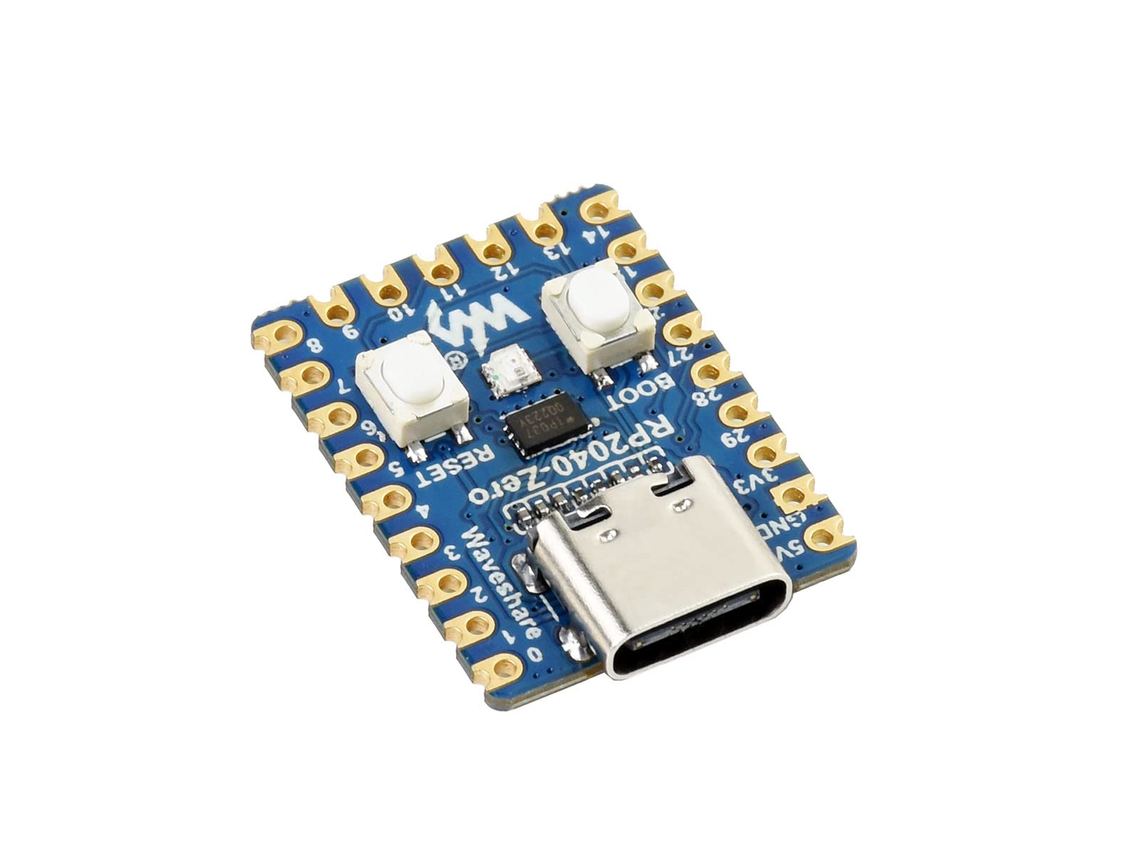 waveshare-rp2040-zero-mikrocontroller-board-pico-hnlich-ohne-stiftleiste image 1