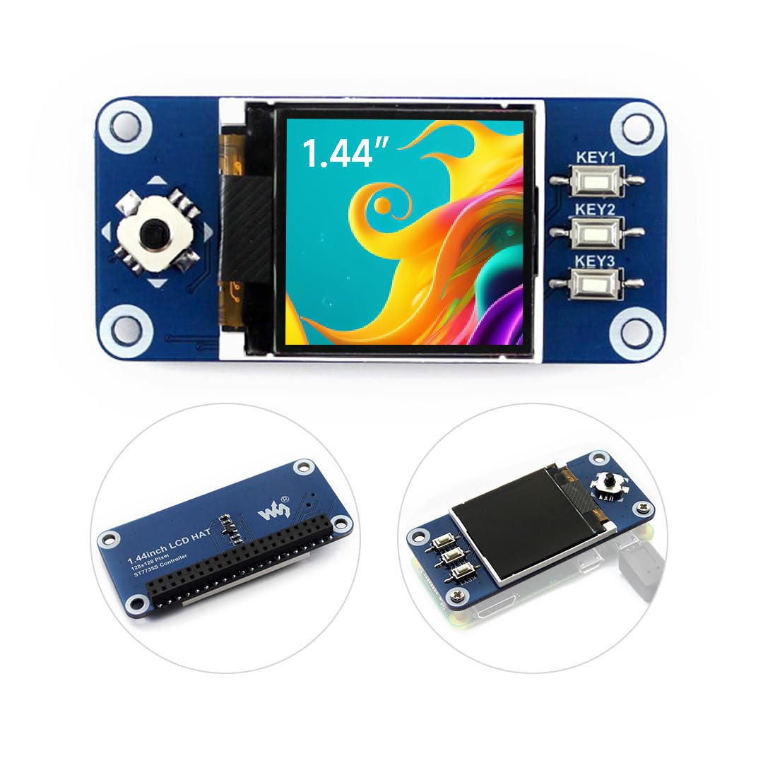 waveshare-1-44-zoll-lcd-display-hat-128x128-spi-f-r-raspberry-pi-zero image 1