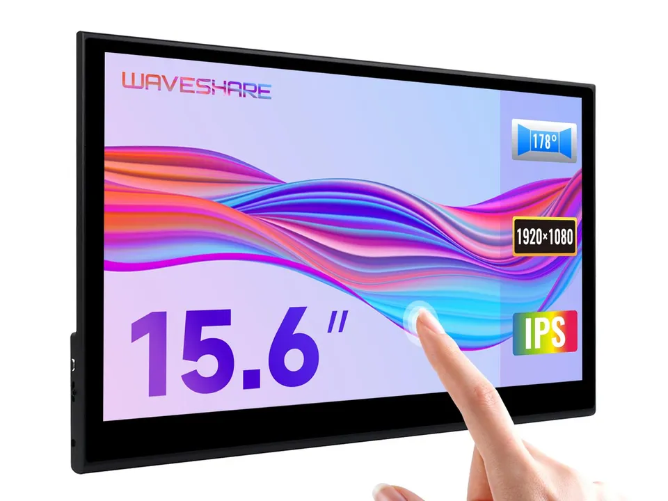 waveshare-15-6-zoll-qled-touchscreen-1920x1080-100-srgb-mit-lautsprecher-f-r-ras image 1
