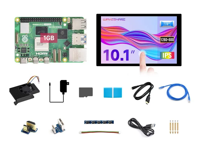 waveshare-rpi5-1gb-display-kit-a-bundle-raspberry-pi-5-1gb-10-1-zoll-hdmi-touch- image 1