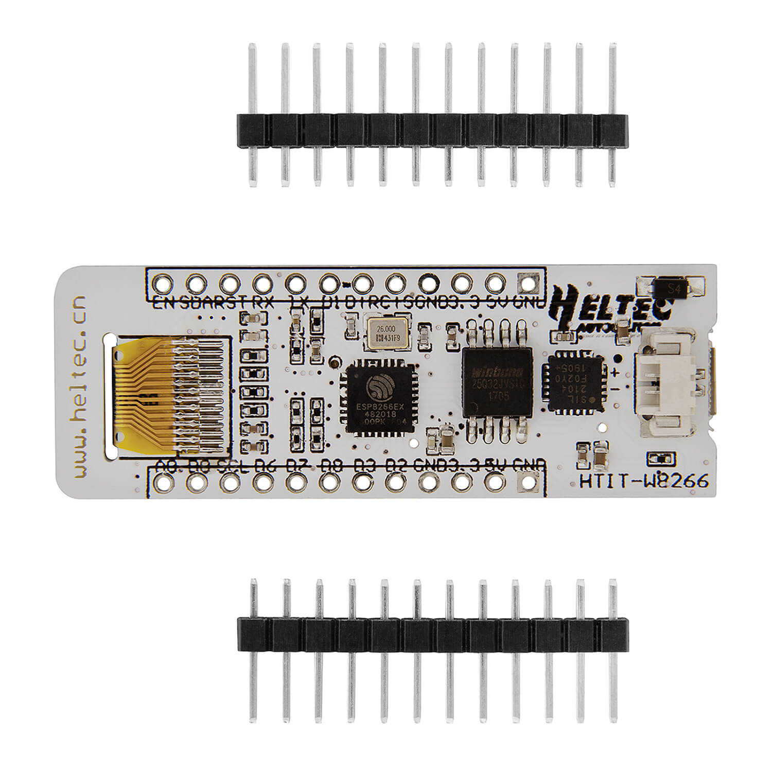 az-delivery-esp8266-heltec-nodemcu-wifi-kit-mit-0-91-zoll-oled-display image 3