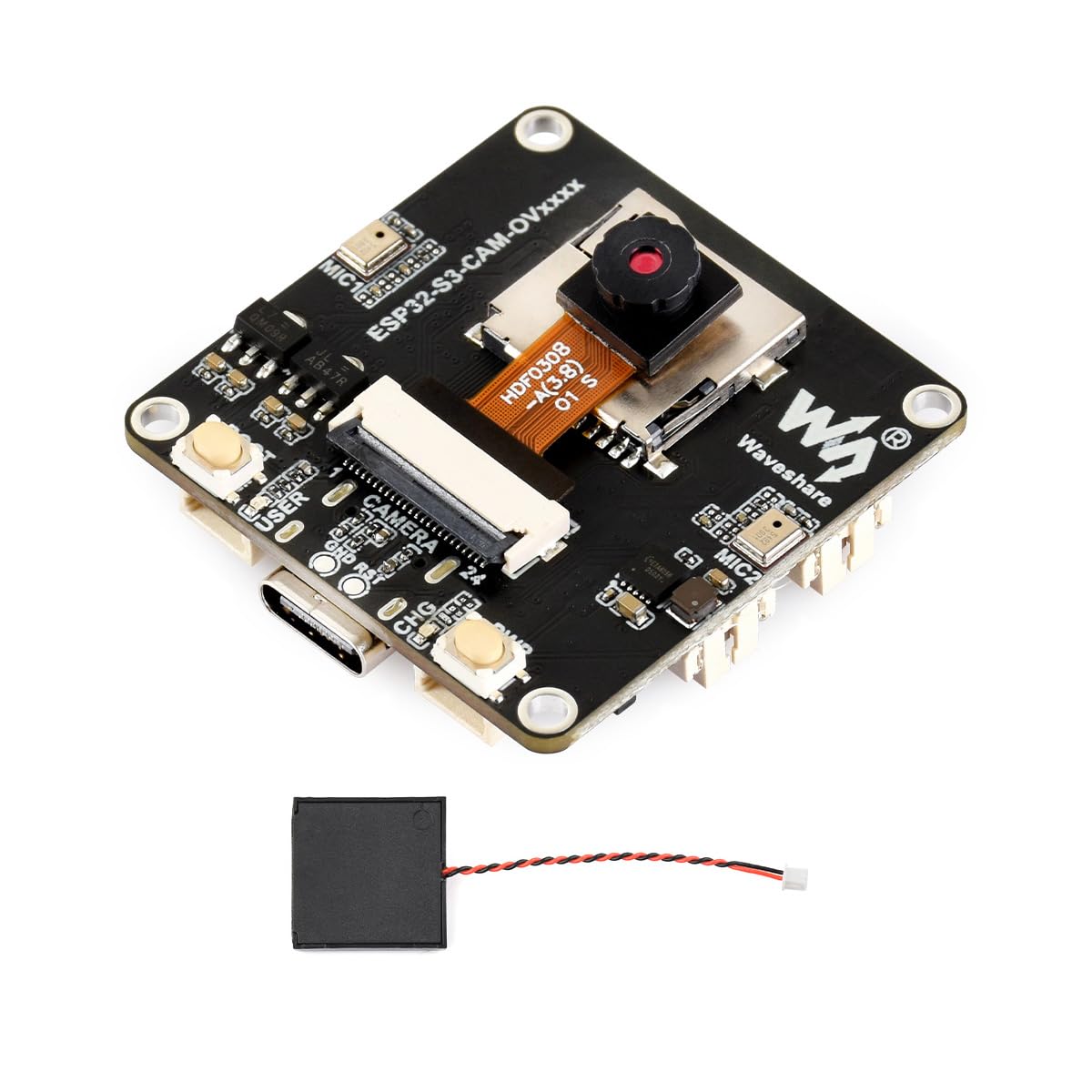 waveshare-esp32-s3-cam-gc0308-aiot-kamera-entwicklungsboard-audio-ein-ausgang-di image 1