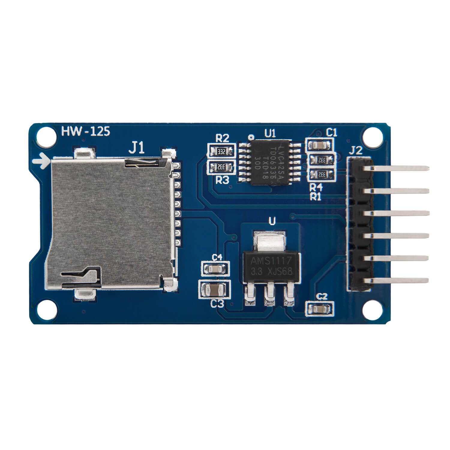 az-delivery-spi-reader-micro-sd-tf-card-shield-modul-memory-card-modul-f-r-ardui image 2