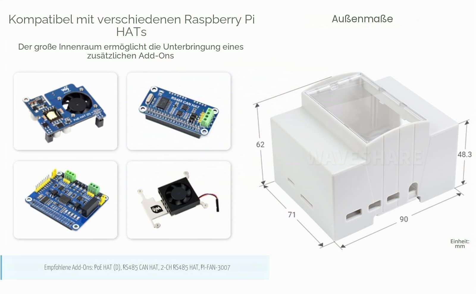 waveshare-din-schienen-geh-use-f-r-raspberry-pi-4-abs-mit-sichtfenster image 7