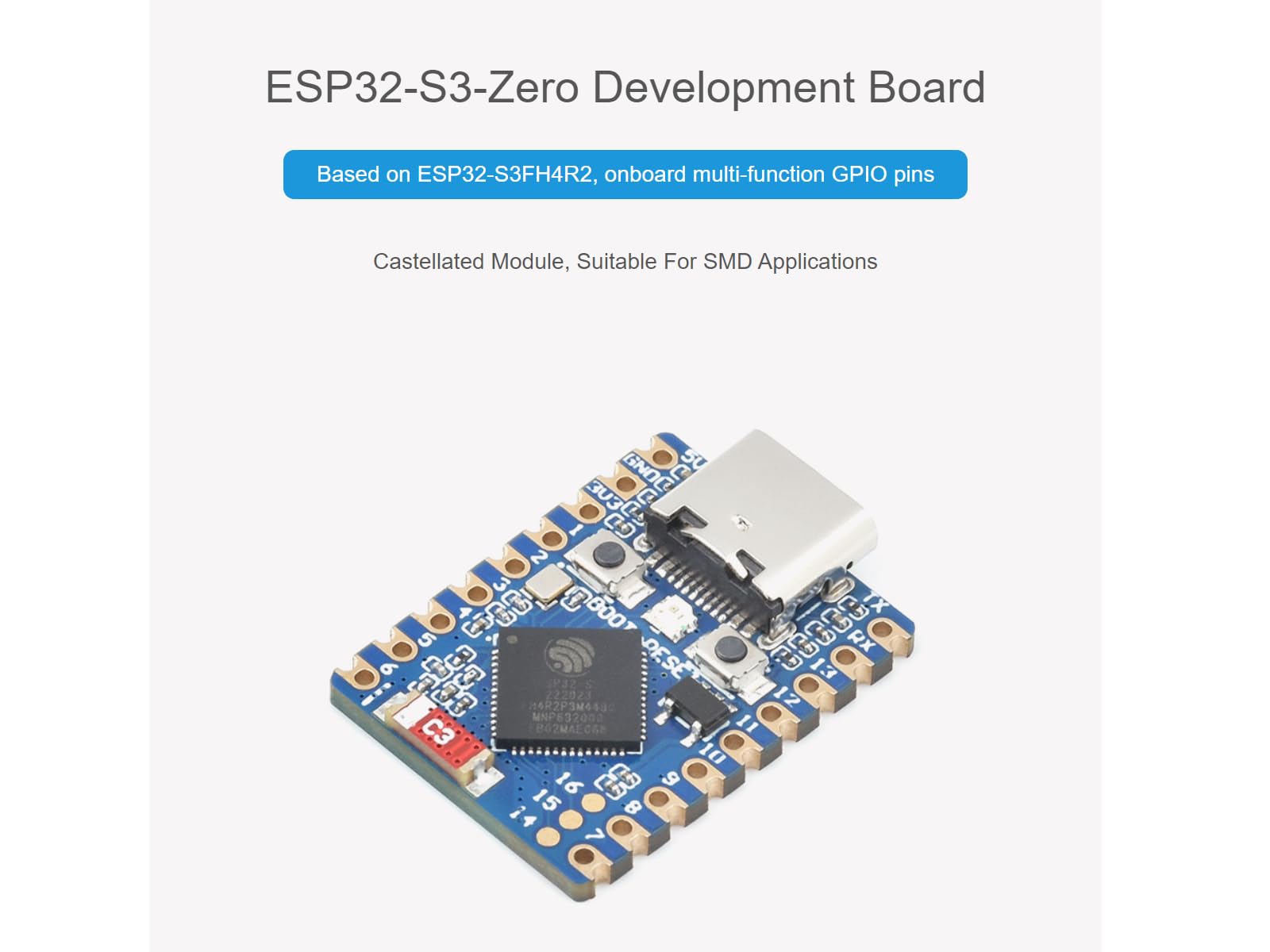 waveshare-esp32-s3-zero-m-mini-entwicklungsboard-esp32-s3fh4r2-wifi-bluetooth-5 image 2