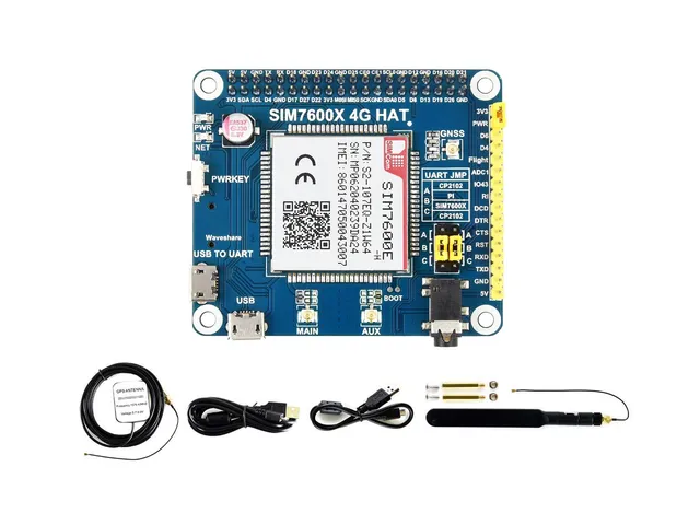waveshare-sim7600e-h-4g-3g-2g-gnss-hat-f-r-raspberry-pi-lte-cat4-150-mbit-s image 1
