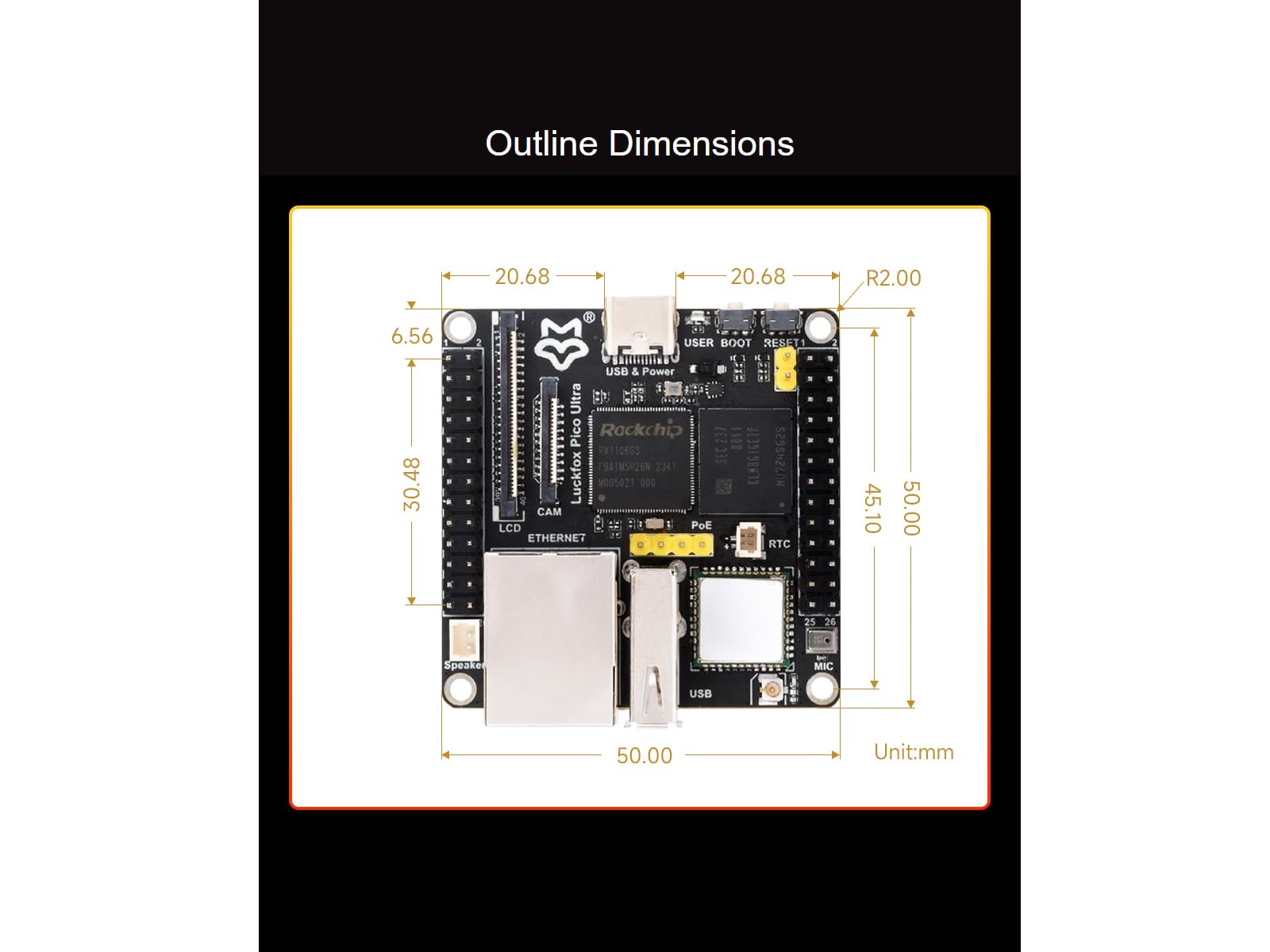 waveshare-luckfox-pico-ultra-w-rv1106-linux-entwicklungsboard-mit-wifi-6-ble image 5