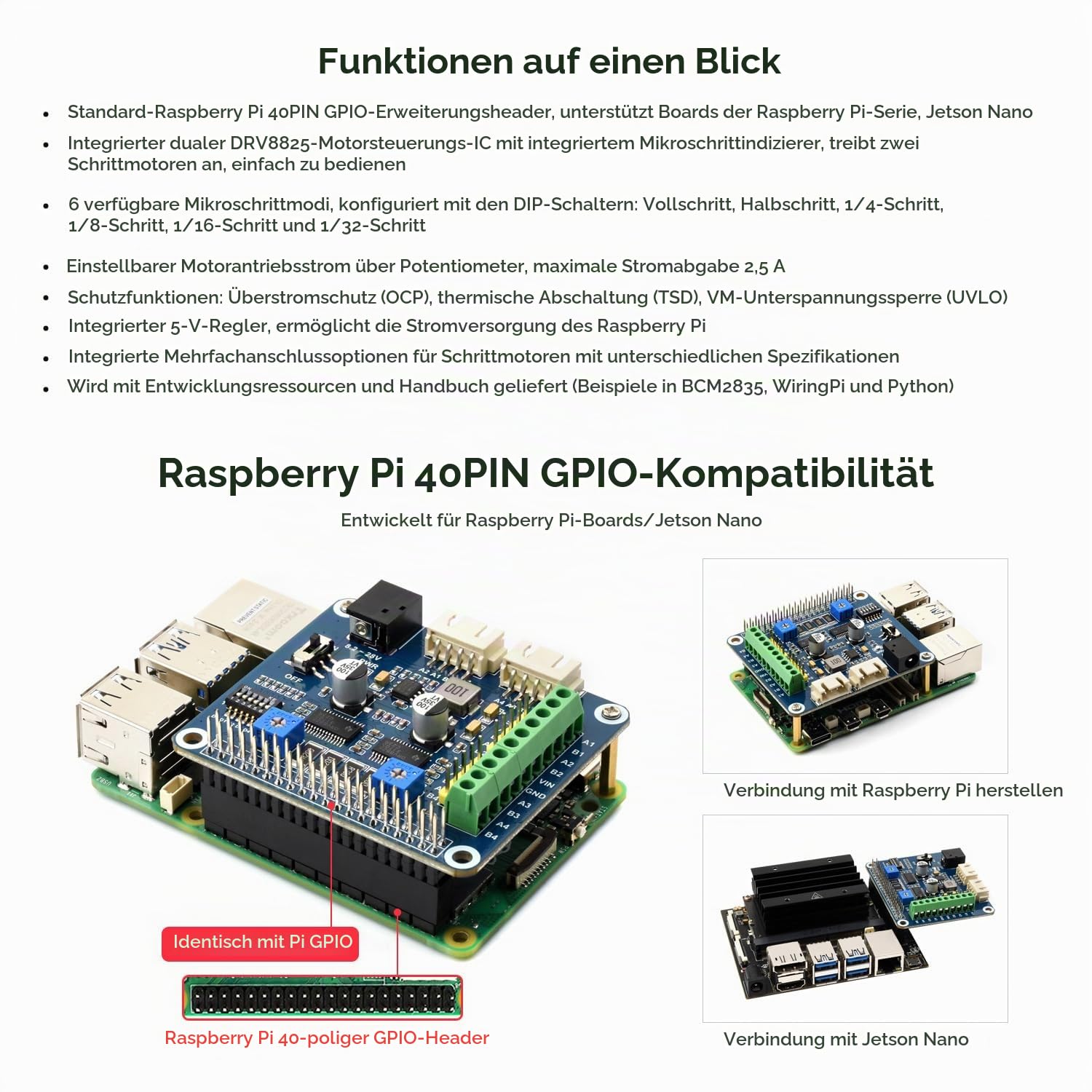 waveshare-stepper-motor-hat-f-r-raspberry-pi-2x-schrittmotor-bis-1-32-microstepp image 4