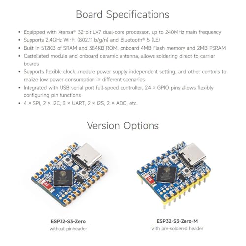 waveshare-esp32-s3-mini-entwicklungsboard-esp32-s3fh4r2-wifi-bluetooth-5 image 8