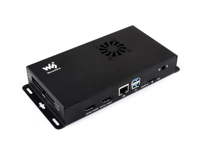 waveshare-cm5-io-board-metallgeh-use-kompatibel-mit-raspberry-pi-compute-module- image 1