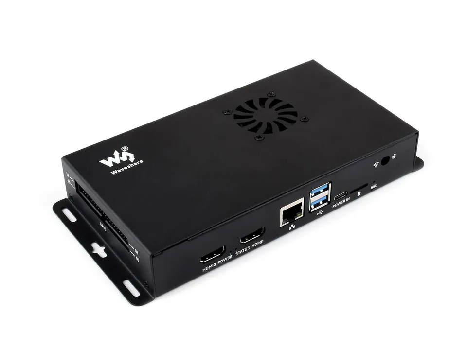 waveshare-cm5-io-board-metallgeh-use-kompatibel-mit-raspberry-pi-compute-module- image 1