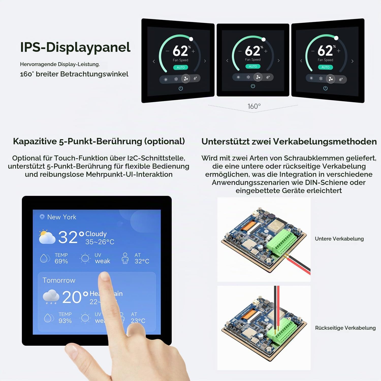 waveshare-esp32-s3-4-zoll-touch-display-entwicklungsboard-480x480-wifi-ble-5-mit image 5
