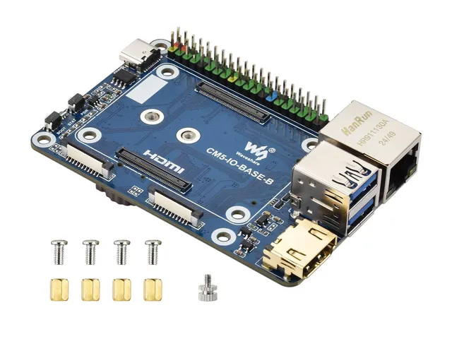 waveshare-mini-base-board-b-f-r-raspberry-pi-compute-module-5-mit-eeprom-und-ver image 1