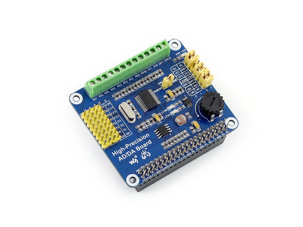 waveshare-high-precision-ad-da-erweiterungsboard-ads1256-dac8552-f-r-raspberry-p image 2