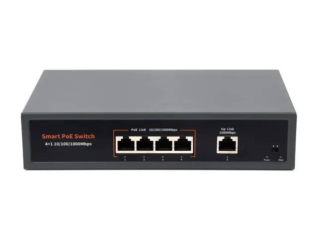 waveshare-120w-gigabit-poe-switch-4x-poe-ports-10-100-1000m image 1