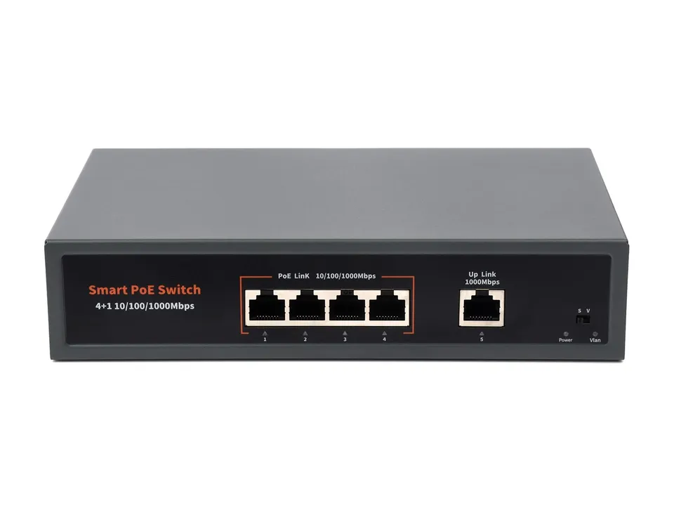 waveshare-120w-gigabit-poe-switch-4x-poe-ports-10-100-1000m image 1