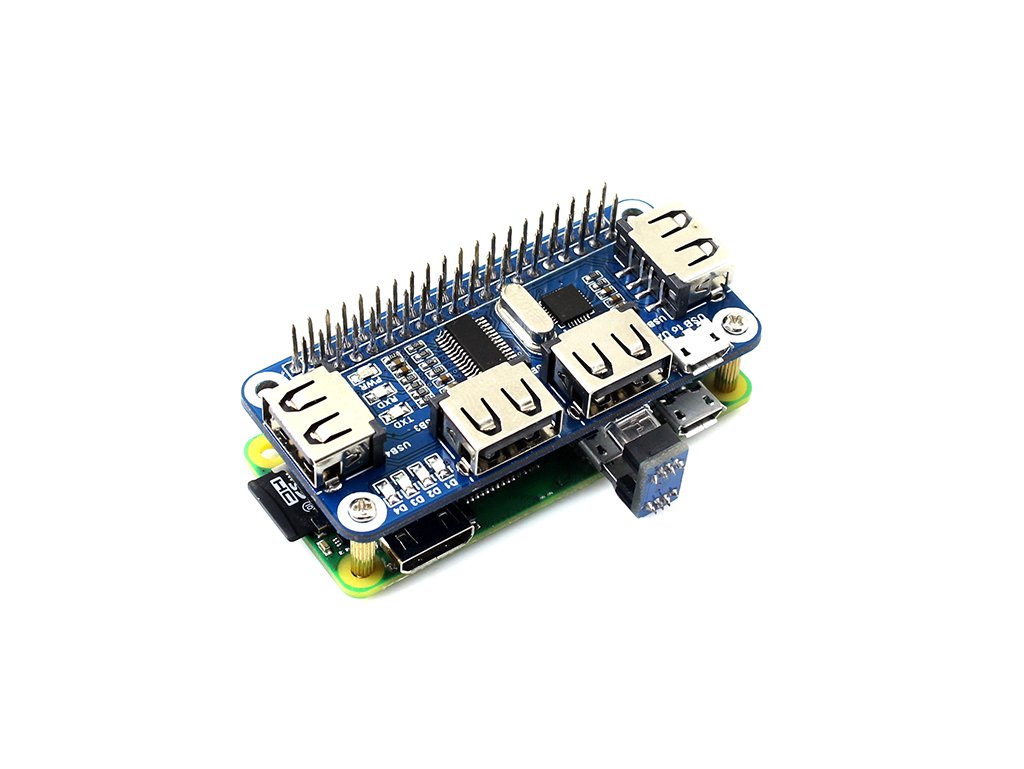 waveshare-4-port-usb-hub-hat-usb2-0-mit-usb-zu-uart-f-r-raspberry-pi-zero image 4