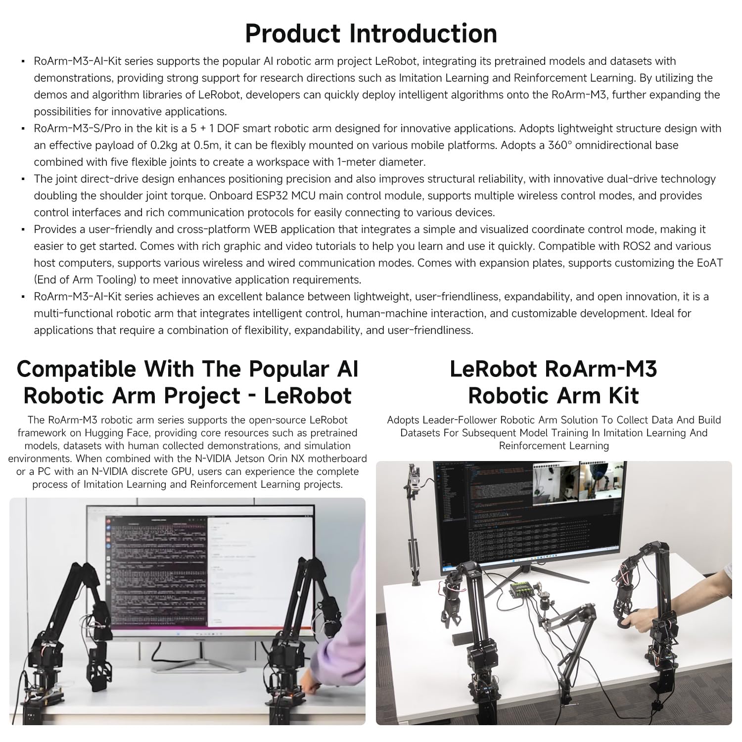 waveshare-roarm-m3-s-roboterarm-kit-5-1-dof-esp32-lerobot-ai image 5