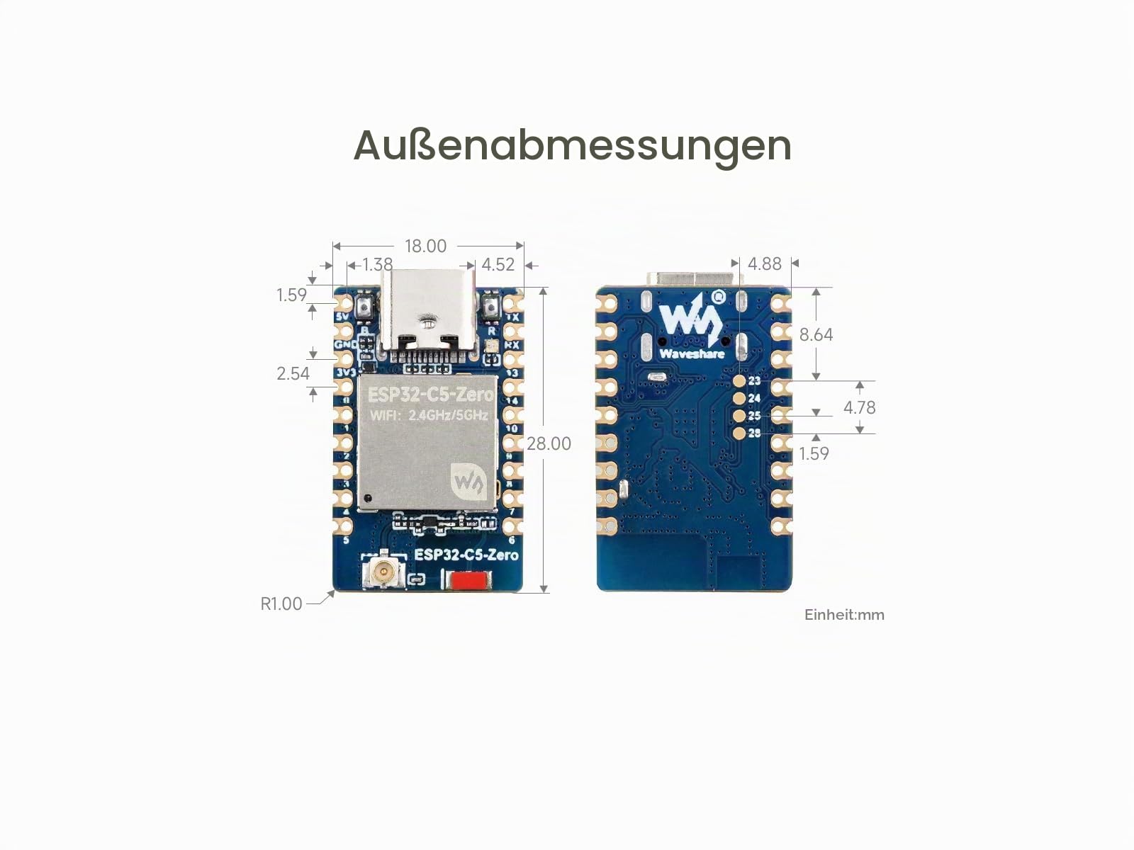waveshare-esp32-c5-zero-mini-entwicklungsboard-multi-protokoll-iot-board image 7