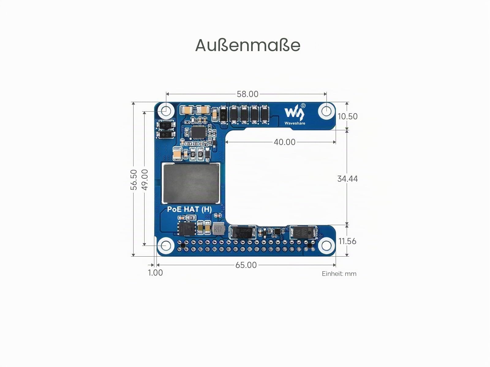 waveshare-poe-hat-h-f-r-raspberry-pi-5-cm5-5v-5a-802-3af-at image 7