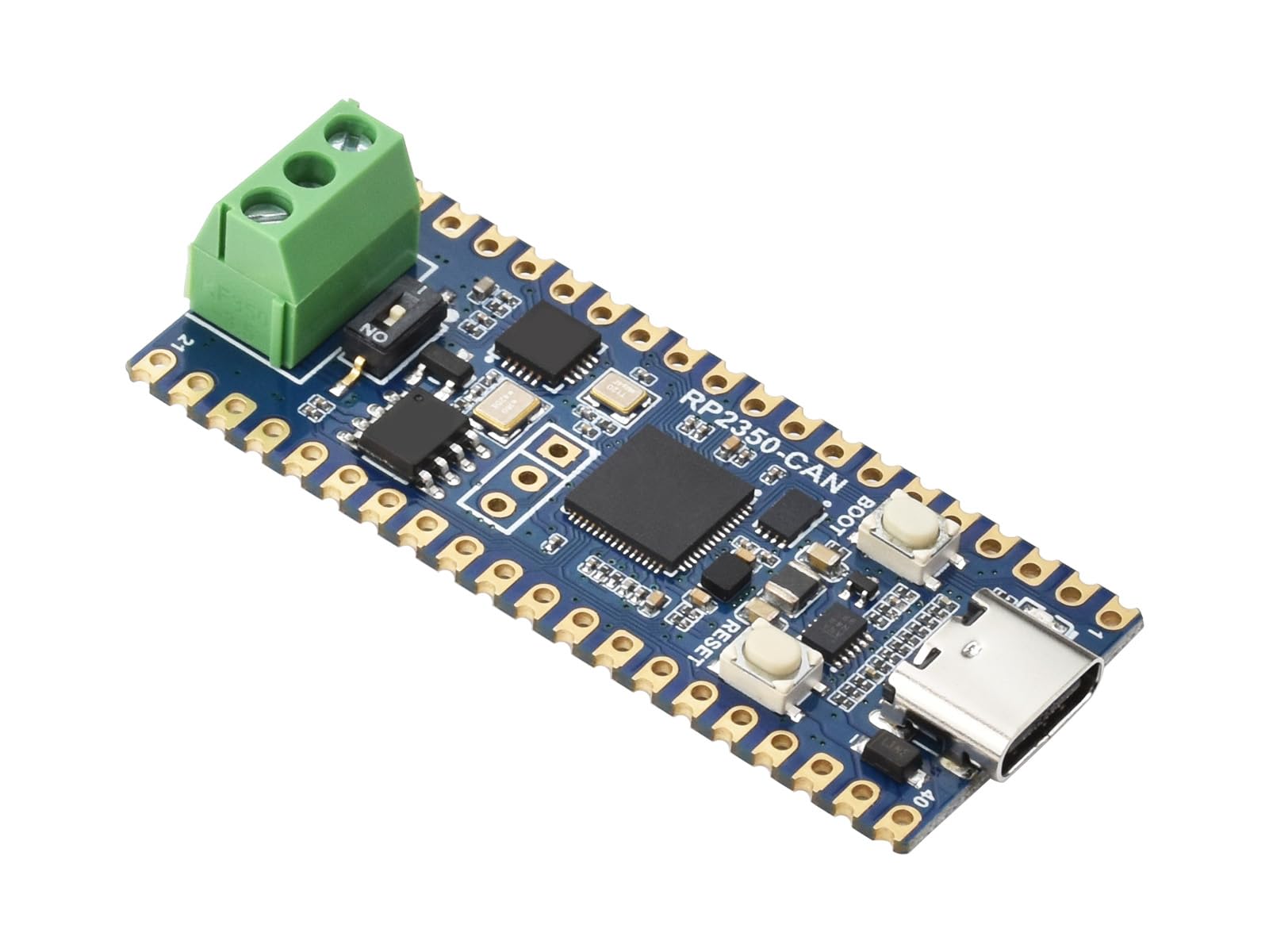 waveshare-rp2350-can-entwicklungsboard-pico-kompatibles-mcu-board-mit-xl2515-can image 1