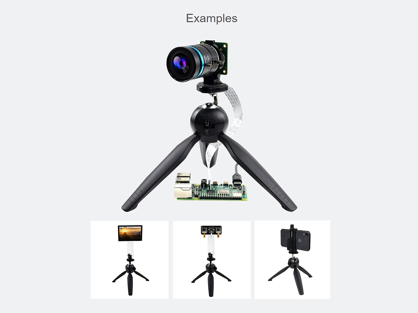 waveshare-portable-mini-stativ-360-grad-f-r-raspberry-pi-hq-camera image 5