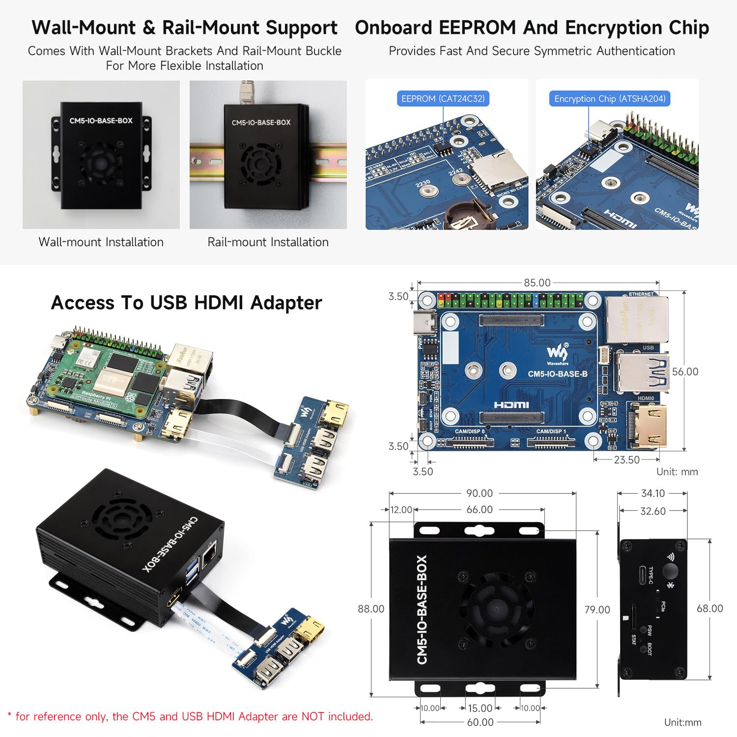 waveshare-mini-base-board-f-r-raspberry-pi-compute-module-5-mit-metallgeh-use-un image 6