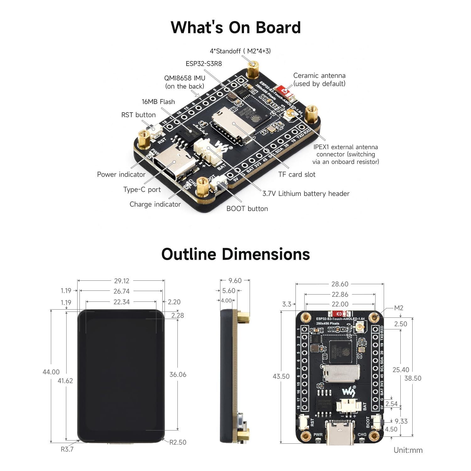 waveshare-esp32-s3-1-64-zoll-amoled-touch-display-entwicklungsboard-280x456-qspi image 7
