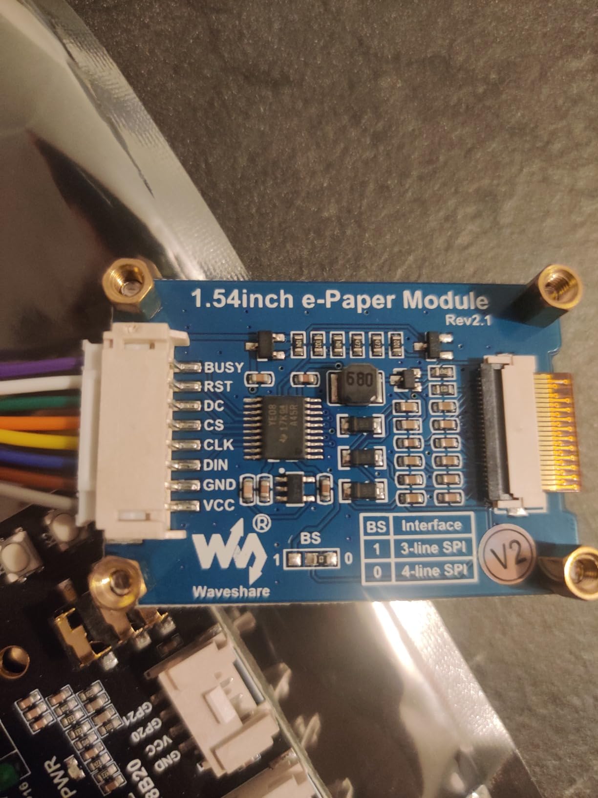 Süßes Mini-Display für Sensoren