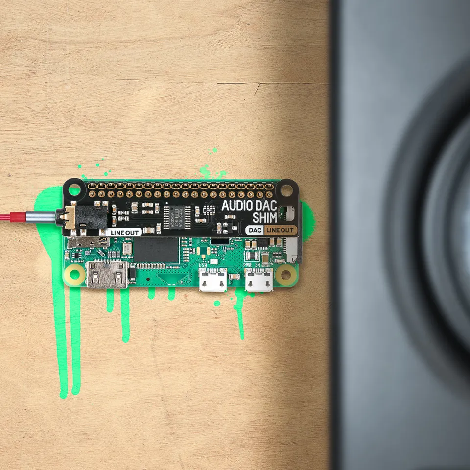 pimoroni-audio-dac-shim-line-out-i2s-dac-f-r-raspberry-pi image 1