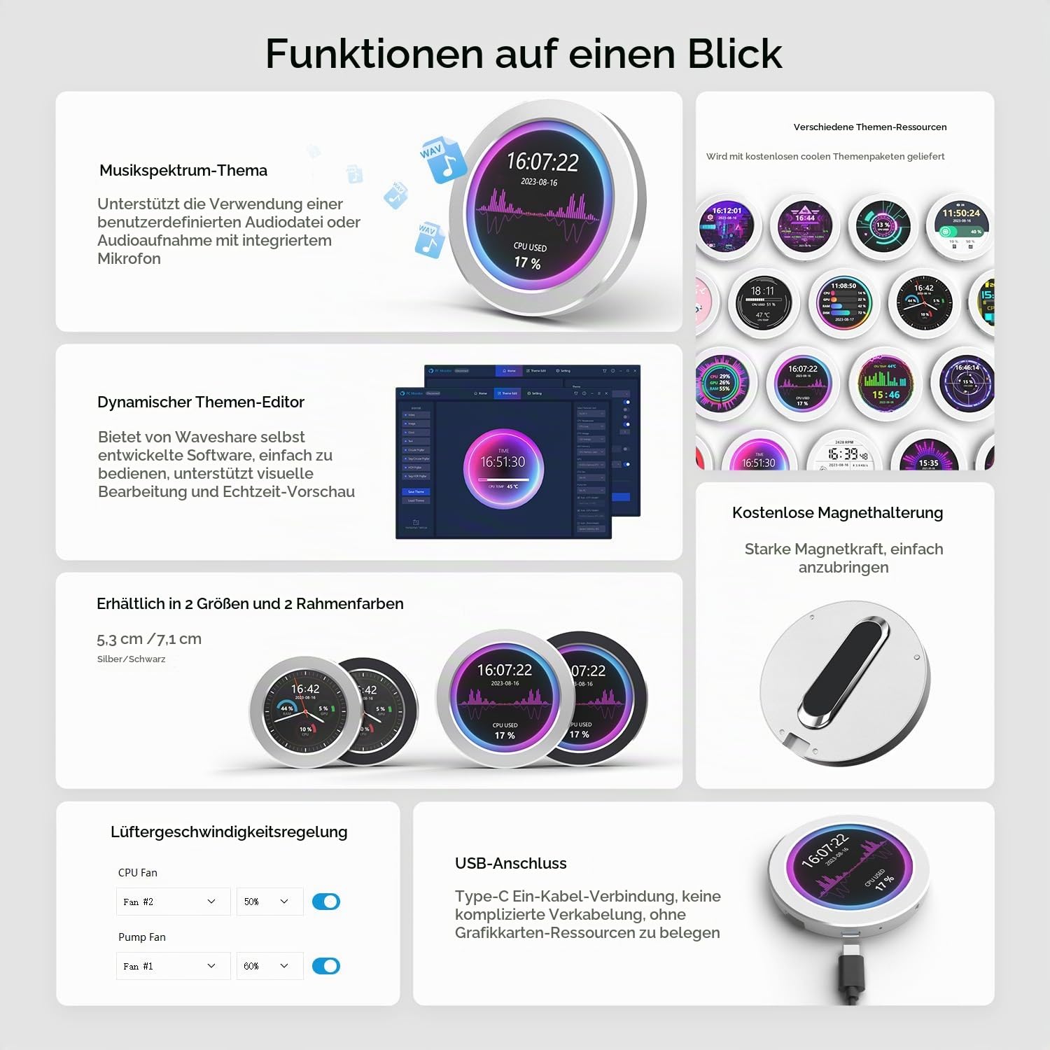 waveshare-2-1-zoll-usb-monitor-rundes-ips-panel-480x480-im-cnc-metallgeh-use image 4