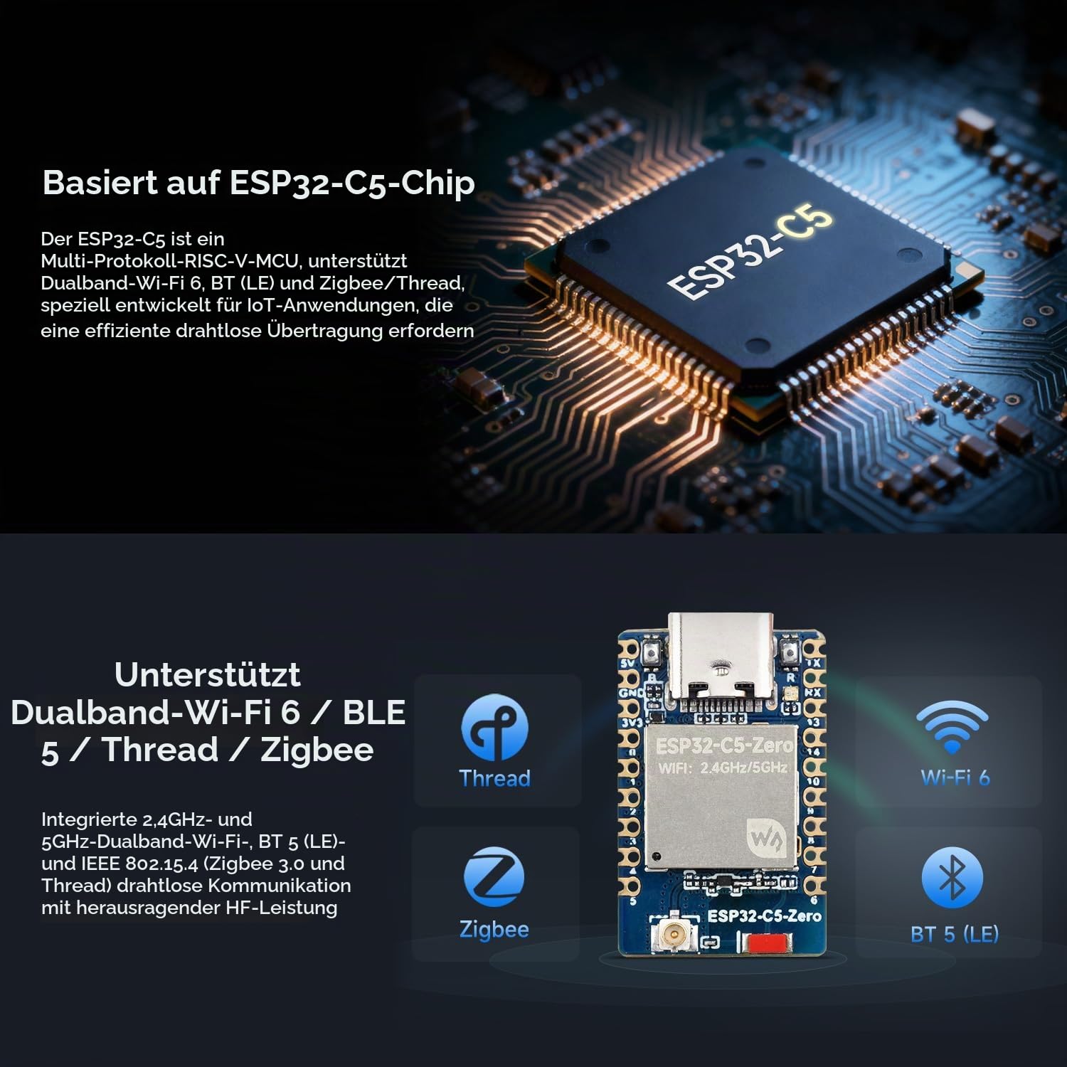 waveshare-esp32-c5-zero-mini-entwicklungsboard-dual-band-wi-fi-6-2-4-5-ghz-bluet image 4