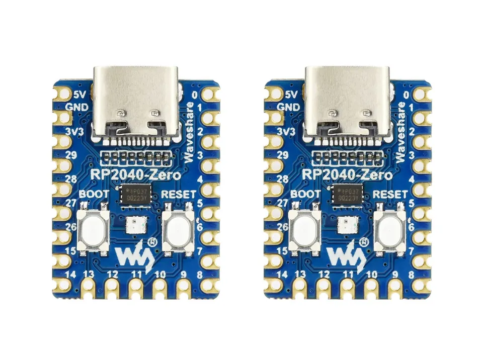 waveshare-rp2040-zero-2er-set-pico-like-mcu-board-rp2040 image 1
