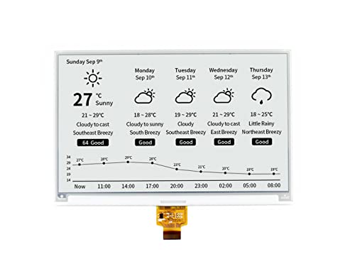 waveshare-7-5-zoll-e-paper-raw-display-panel-v2-800x480-spi-ohne-pcb image 8