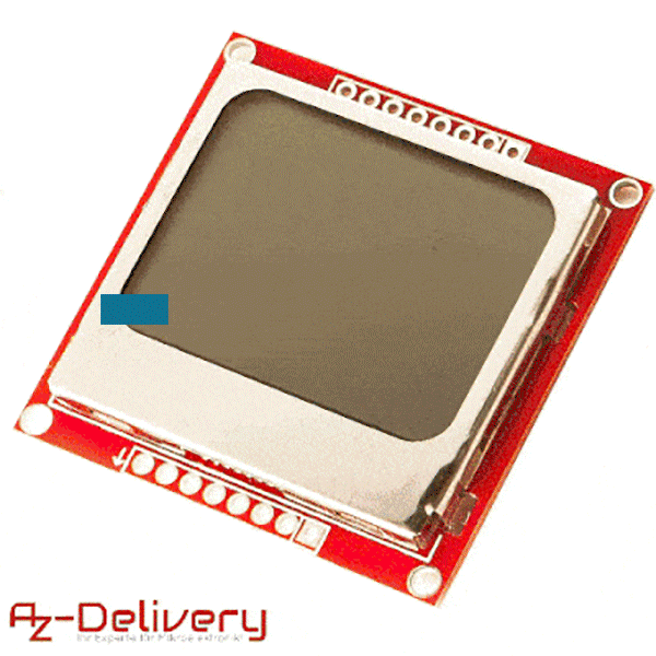 az-delivery-nokia-5110-lcd-display-modul-84x48-pcd8544-mit-hintergrundbeleuchtun image 2