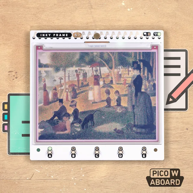 pimoroni-inky-frame-5-7-pico-w-an-bord-7-farben-e-ink-display image 1
