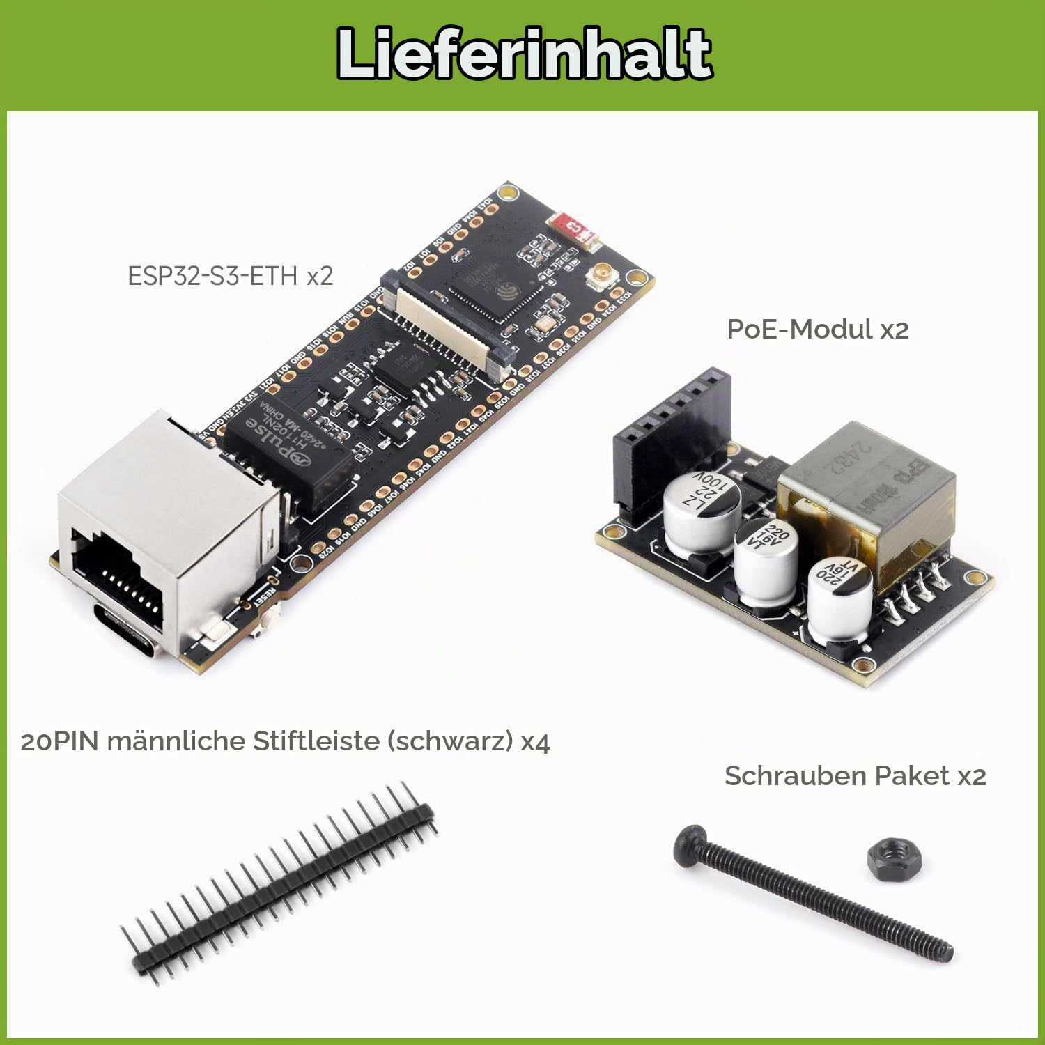waveshare-esp32-s3-eth-entwicklungsboard-2er-set-mit-poe-modul-rj45-und-type-c image 2
