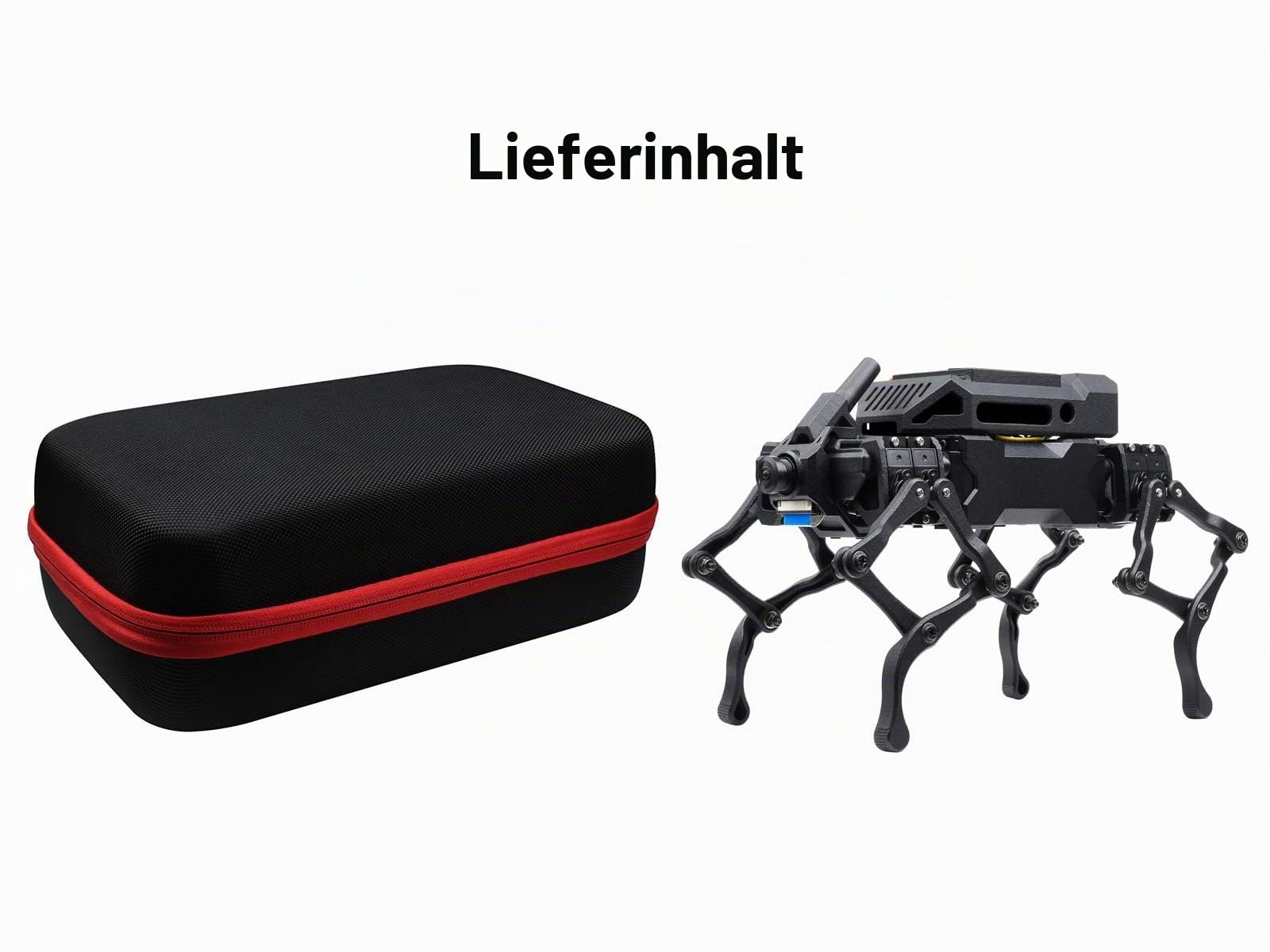 waveshare-wavego-12-dof-bionischer-roboterhund-vormontiert-mit-pi-halter-und-akk image 2