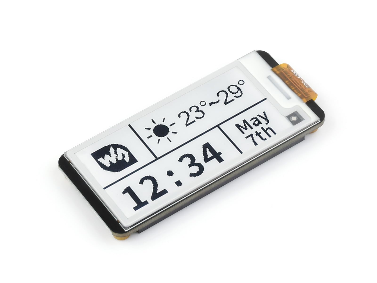 waveshare-2-13-zoll-e-paper-hat-f-r-raspberry-pi-5-4b-3b-zero-250x122-pixel-spi- image 1