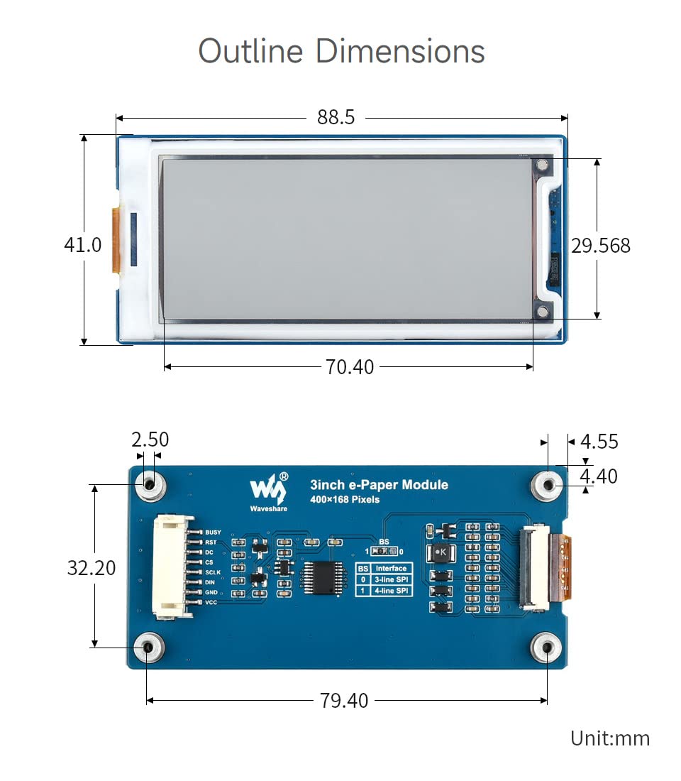 waveshare-3-zoll-e-paper-modul-g-400x168-spi-rot-gelb-schwarz-wei-f-r-raspberry- image 6
